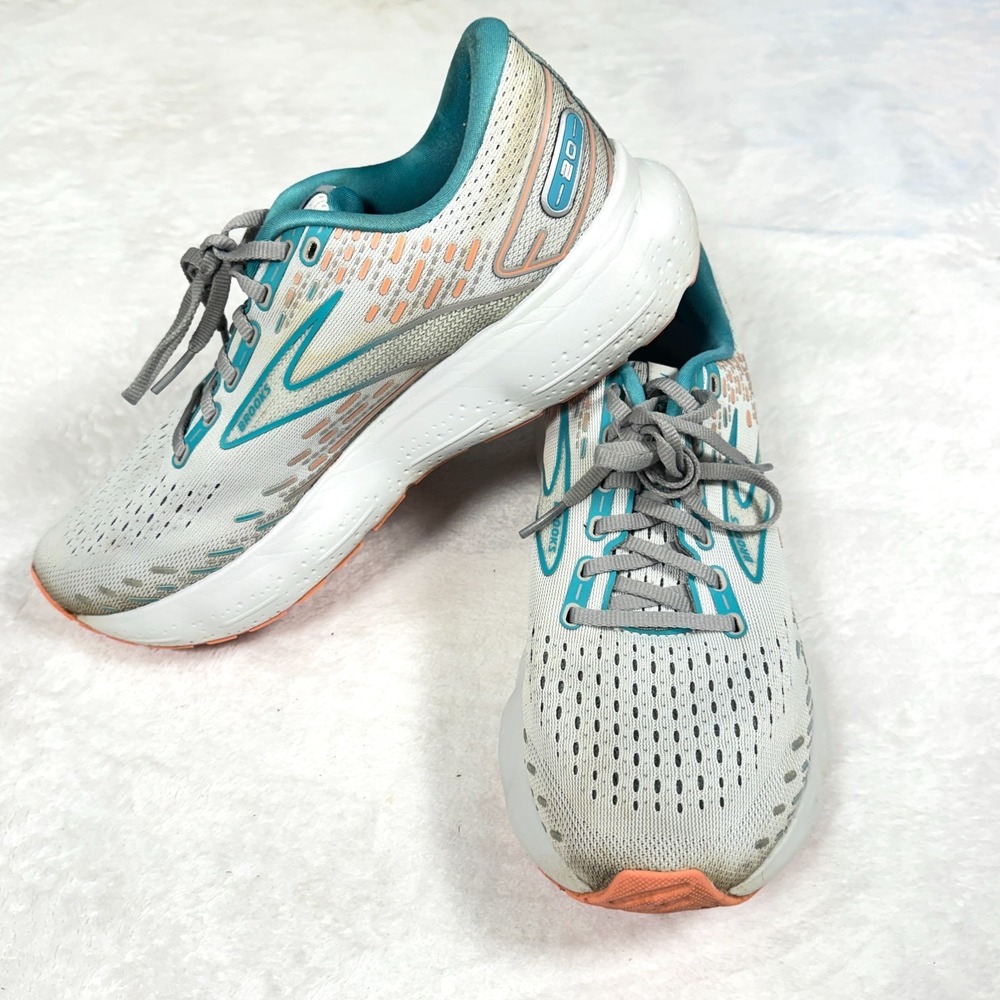 Brooks Glycerin 20 Sneakers Women's 10B Oyster Coral Running Shoes - Picture 2 of 7